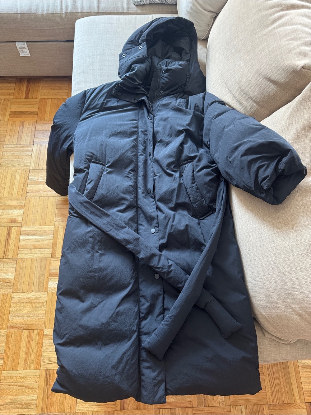Everlane The Duvet Puffer Black Size Small - Picture 2 of 5